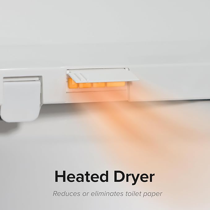 SmartBidet® SB-1200 Luxury Advanced Electric Smart Bidet Elongated White Toilet
