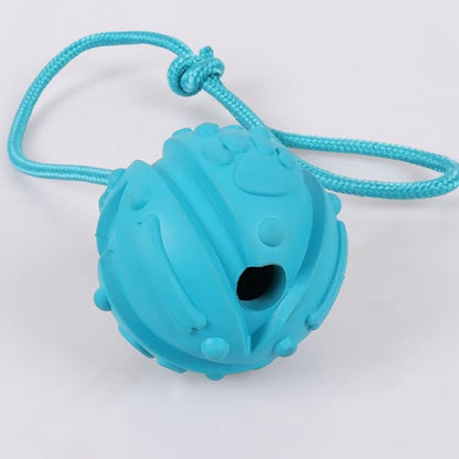 Dog Training Ball on Rope, 2Pcs Dog Rope Toys for Chew Training, Pull Throw and Fetch