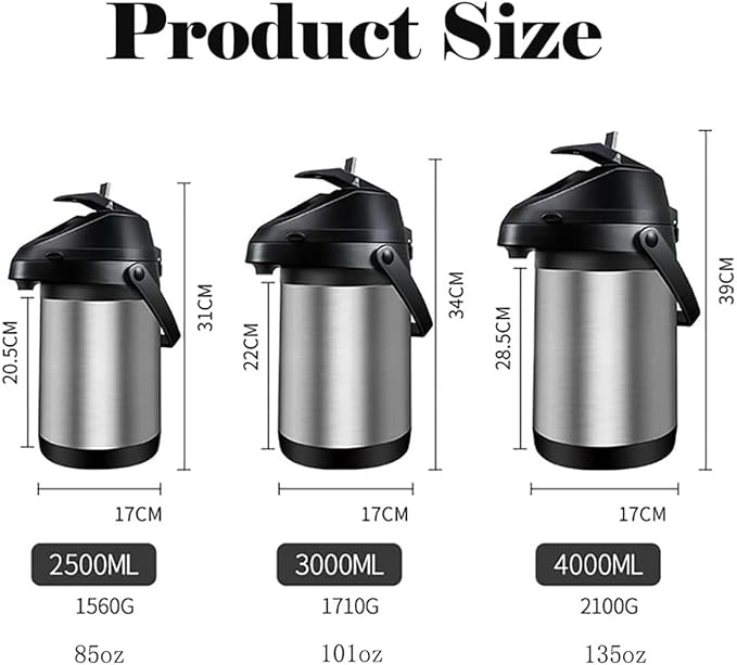 135 oz&4L Airpot Coffee Carafe Thermal