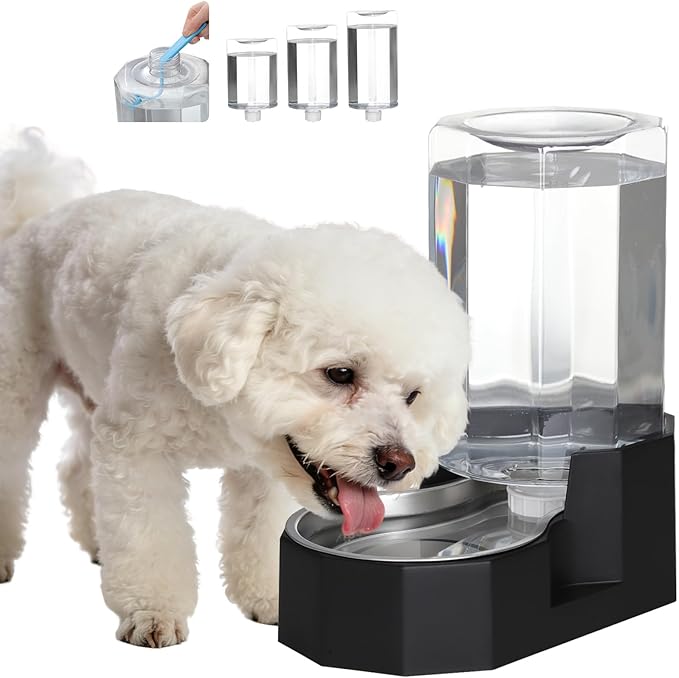 Sfozstra Large Dog Water Dispenser: 7L Automatic Gravity Water Feeder