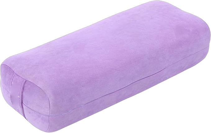 RASTKY Meditation Cushion Supportive Soft Comfortable Floor Pillow for Adults Washable Cover for Home Relaxation (Purple)