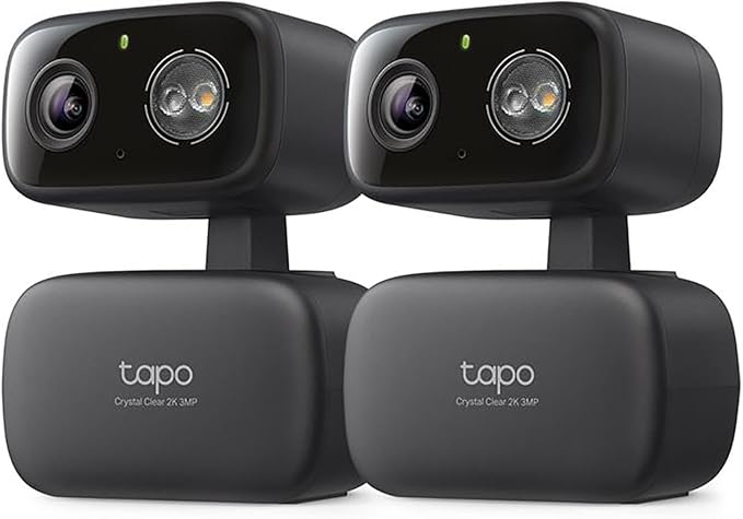 Tapo 2K Indoor/Outdoor Pan/Tilt Wired Security Camera