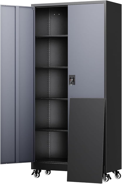 Yizosh Metal Garage Storage Cabinet