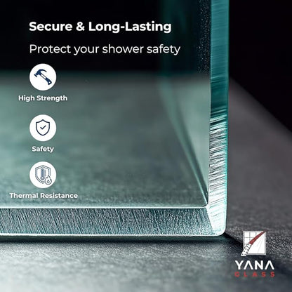 Fixed Glass Shower Panel for Bathroom