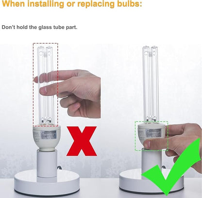 6 Pack 25 Watts UVC Light Bulb Ozone Free, Replacement UV Light Bulb
