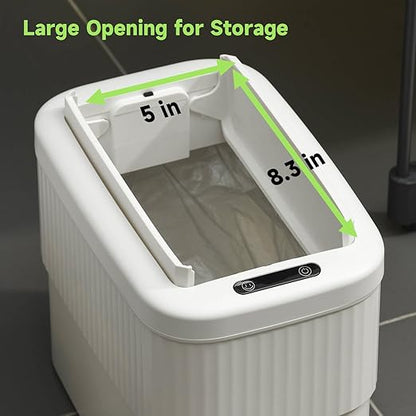 Sensor Hanging Trash Can with Lid 2.5 Gallon, Motion Sensor Garbage Can