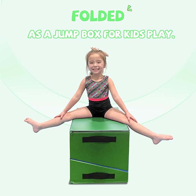 Kangaroo Hoppers Incline Gymnastics Mat, Skill Training, Home Gym Exercise