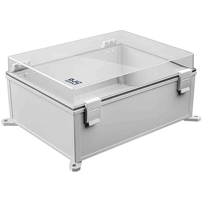 Co. ABS 11.81" x 15.7" x 6.7" Waterproof IP67 Hinged Electronics Box