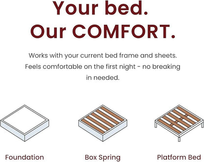 Full Size Mattress Balanced Firm with Breathable CertiPUR-US Certified Hard Foam for Single, Coils Hybrid Bed in a Box Fits Small Spaces, Absorb Noise & Pressure Relief - 74" Lx 53" Wx 12" H
