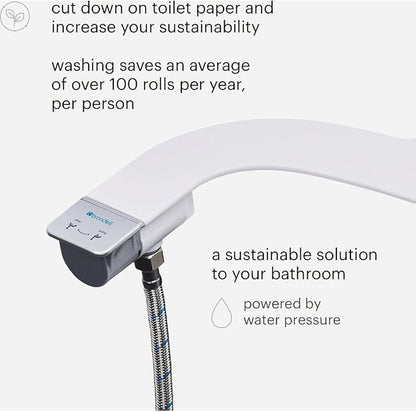 Brondell Bidet Attachment for Toilet SS-250 SimpleSpa Fresh Water Spray