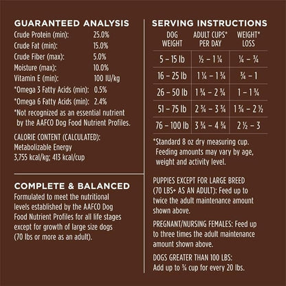 Instinct Be Natural, Natural Dry Dog Food, Raw Coated Kibble - Real Beef & Barley, 4.5 lb. Bag