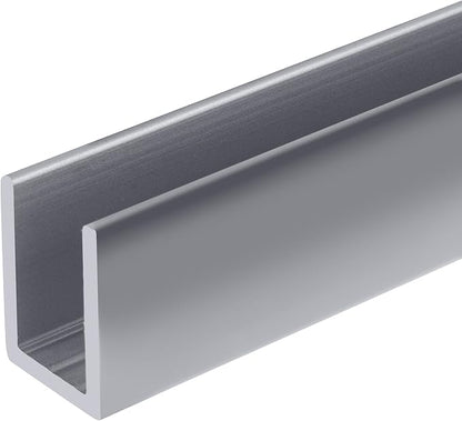 Brixwell SDCD3812BA-CCP12-XCP5 Brite Anodized Frameless Shower Door Aluminum