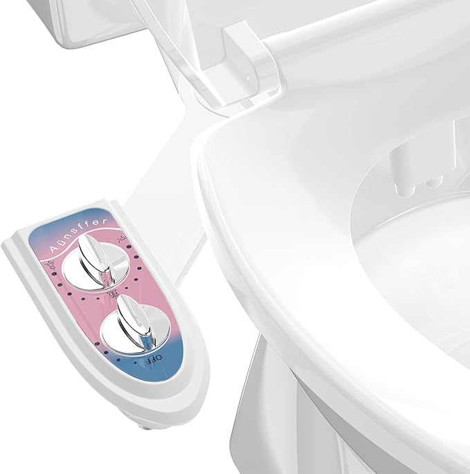 Toilet Bidet Attachment for Toilet, No-Electric Fresh Cold Water