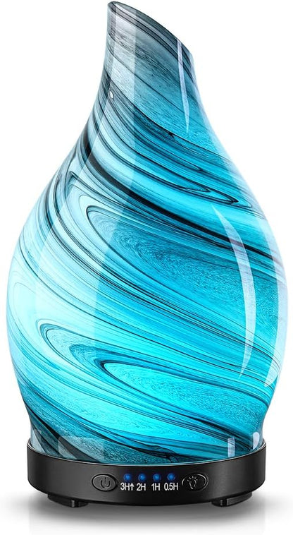 Essential Oil Diffuser, 120ML Glass Aromatherapy Diffuser