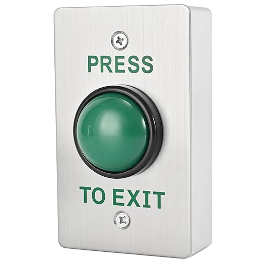 Push to Exit Button for Door Access Control Big Press Button IP68 Waterproof