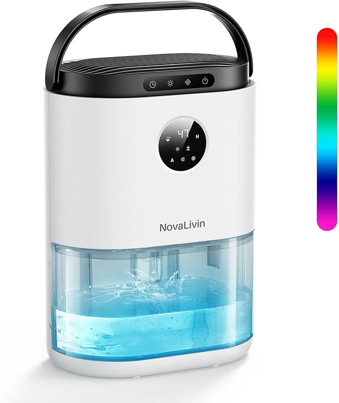 Dehumidifier for Home, 68 OZ Water Tank Dehumidifiers for Bathroom, Living room