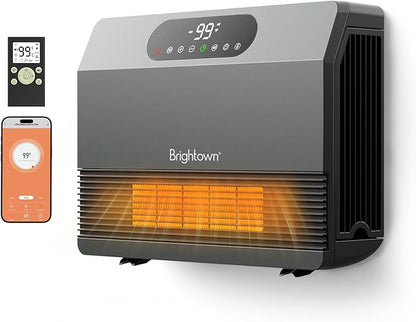 Brightown Smart Wall Heater, Electric Space Heater