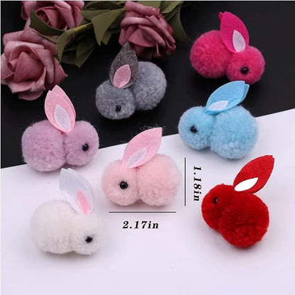 Furry Cat Toys Mice Rattle Interactive Mouse Toy for Indoor Cats Catnip Ball Pet Play Fur Ball Rabbit Assorted Color