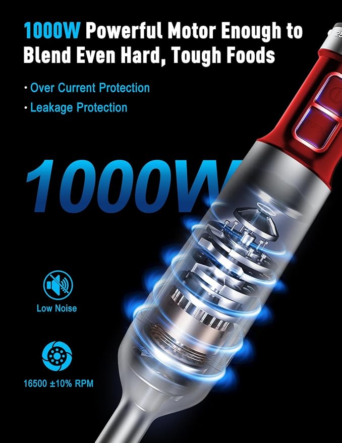 Powerful Immersion Blender handheld, 2025 New Update Hand Blender,