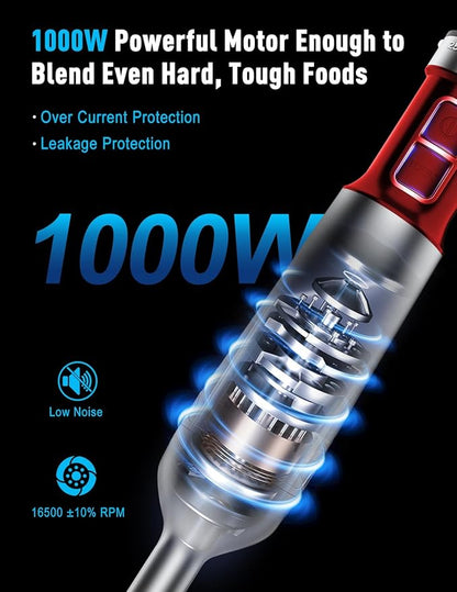 Powerful Immersion Blender handheld, 2025 New Update Hand Blender,