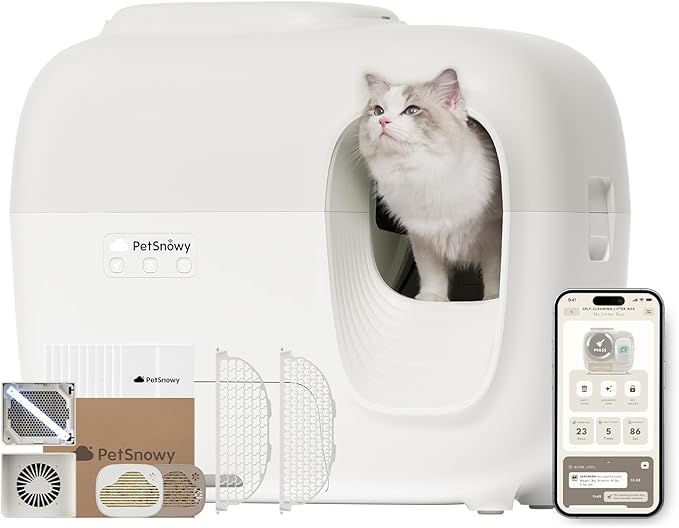 PetSnowy Self-Cleaning Automatic Cat Litter Box