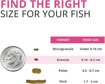 Fluval Bug Bites Color Enhancing Fish Food for Tropical Fish, Granules for Medium to Large Sized Fish, 4.4 oz. (Pack of 2)