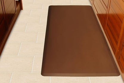 WellnessMats Original Collection Anti-Fatigue Floor Mat, Polyurethane – Ergonomic Support Pad for Home, Kitchen, Garage, Office Standing Desk – Water Resistant - Made in USA