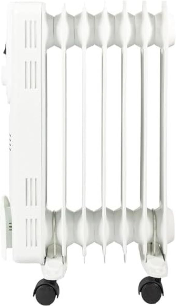 Comfort Zone Electric Oil-Filled Radiant Radiator Space Heater, Never Refill
