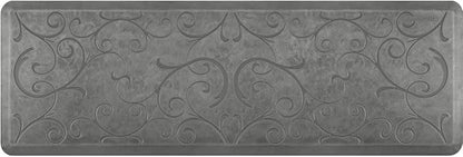 WellnessMats Bella Collection Anti-Fatigue Floor Mat, Polyurethane – Ergonomic Support Pad for Home, Kitchen, Garage, Office Standing Desk – Water Resistant - Made in USA