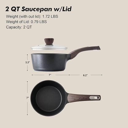 SENSARTE Nonstick Sauce Pan
