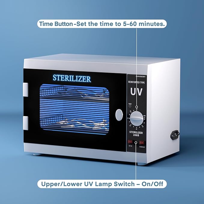 Yofuly Dual Lamp Sterilizer, 12L Large Sterilizer