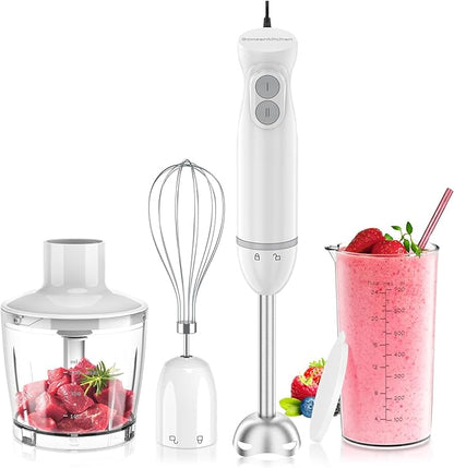 Bonsenkitchen Hand Blender, Immersion Blender