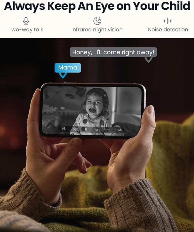 ieGeek 2K Indoor Security Camera, 5G/2.4G WiFi Pet Cameras