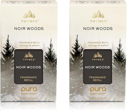 Thymes Pura Refills – 2 Pack of Oil Diffuser Scents – Long-Lasting Pura