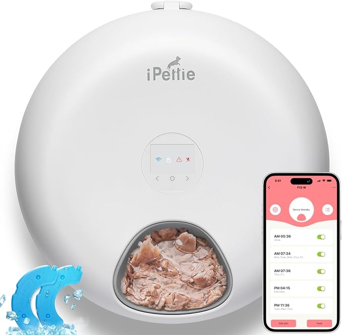 iPettie Donut Frost WiFi 6 Meal Automatic Cat Dispenser