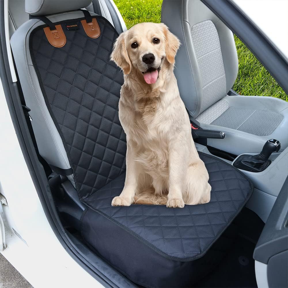 Paw Jamboree Car Front Seat Covers for Dogs Scratch-Proof Pet Car Seat Cover Non-Slip Car Seat Protector for Dogs Bucket Seat Cover