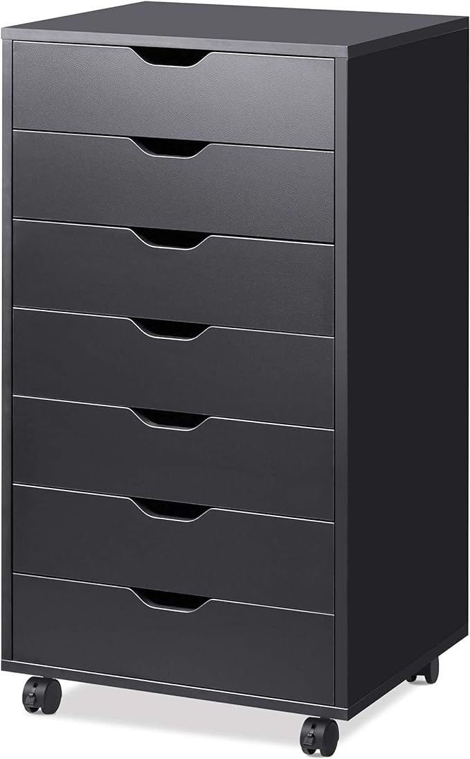 DEVAISE 7-Drawer Chest, Wood Storage Dresser Cabinet