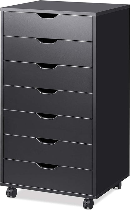 DEVAISE 7-Drawer Chest, Wood Storage Dresser Cabinet