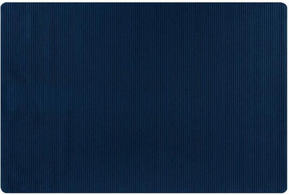 Non Slip Navy Solid Rubber Back Thing Landing Mat for Staircase 3x3 for Entryway, Rug for Bathroom, Stain Resistant Easy Cleaning Non Shedding Carpet Navy 3 x 3