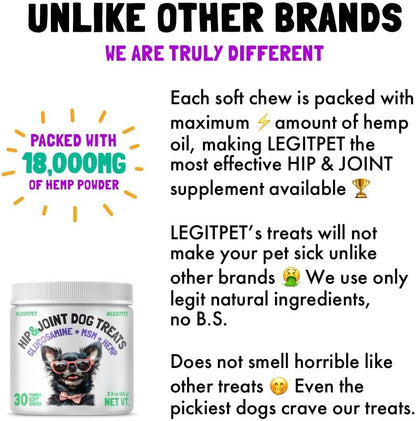 LEGITPET Hemp Hip & Joint Supplement for Dogs Soft. Everyday comfort that fits naturally into your space.
