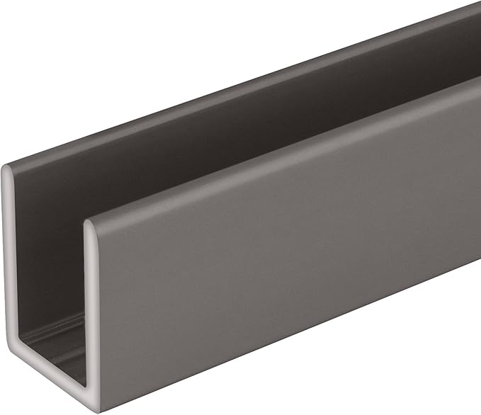 Brixwell SDCD38SN-CCP48-XCP5 Satin Nickel 3/8" Fixed Panel Shower Door Deep