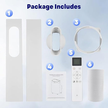Portable Air Conditioners 10000 BTU, Remote Control AC