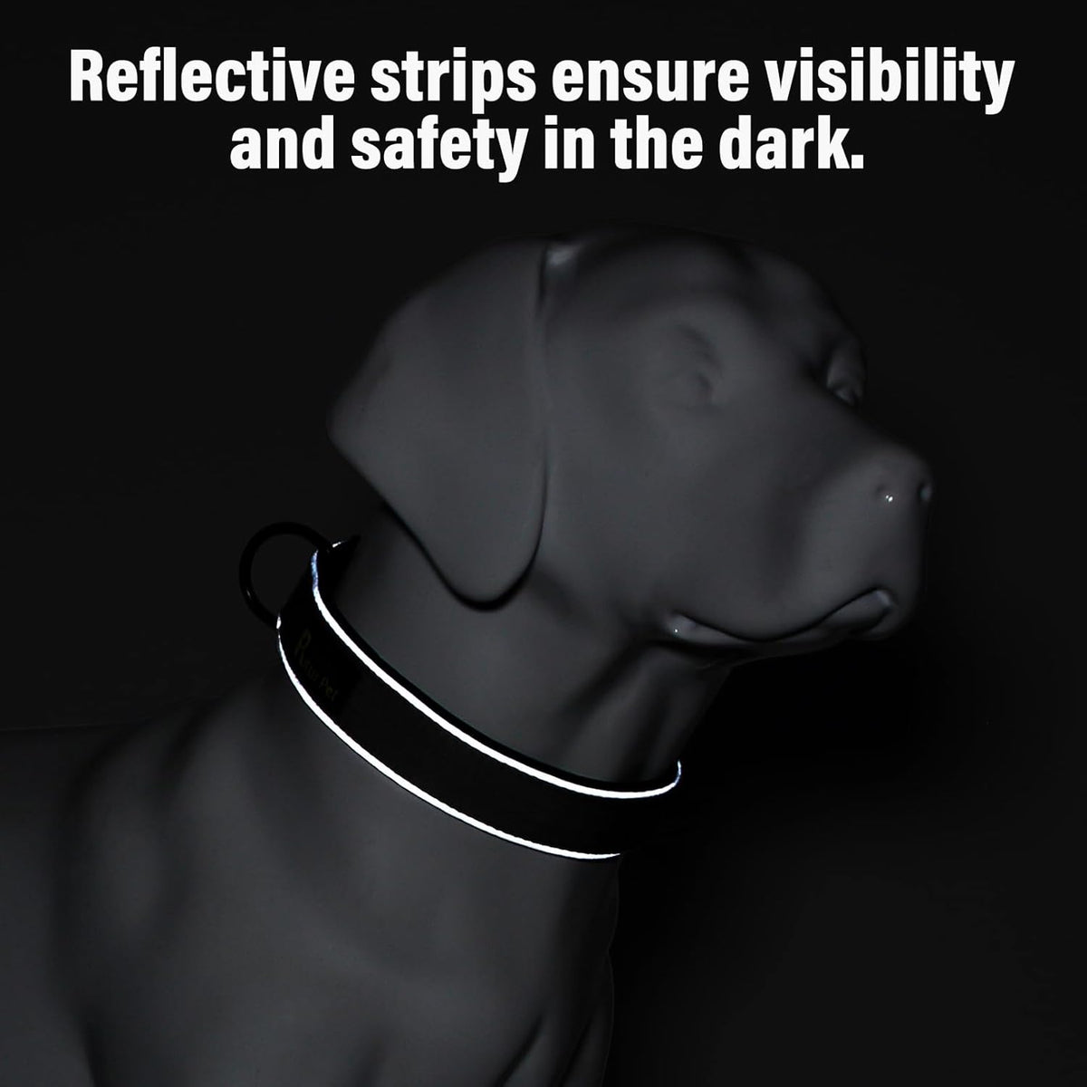 Plutus Pet Tactical Dog Collar, Reflective, Adjustable Heavy Duty Dog Collar, Soft Padded and Comfortable, for Small Medium and Large Dogs (Orange, L)