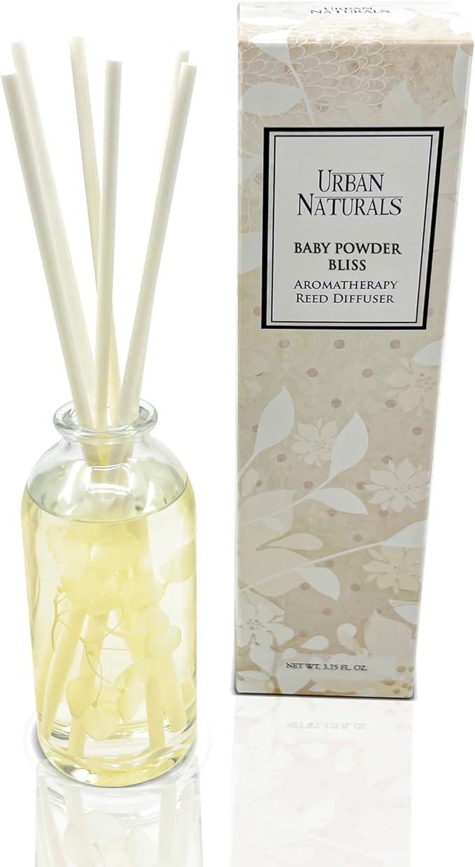Urban Naturals Baby Powder Bliss Reed Diffuser Set | Made