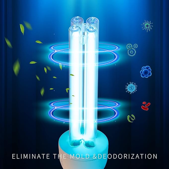 BAIMNOCM UV Light Bulb, UV-C Light Bulb 25 Watt E26 Base, One Bulb Ozone and