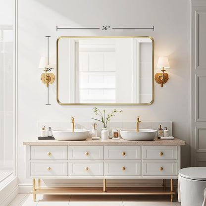 Fabuday Bathroom Mirror 28x36 Inch