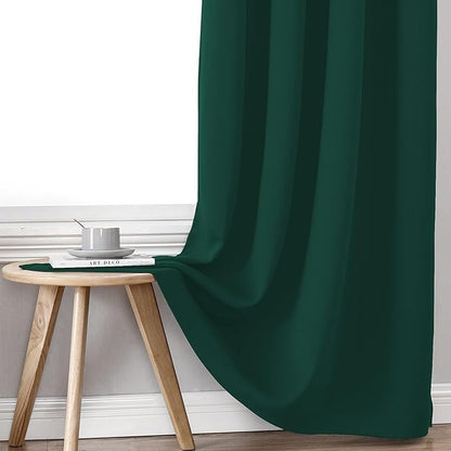 ChrisDowa 100% Blackout Curtains 108 inch Long