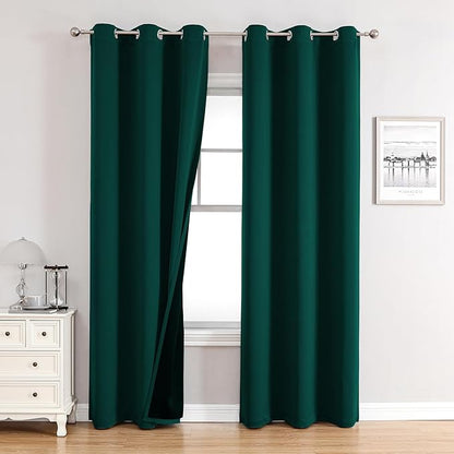 ChrisDowa 100% Blackout Curtains