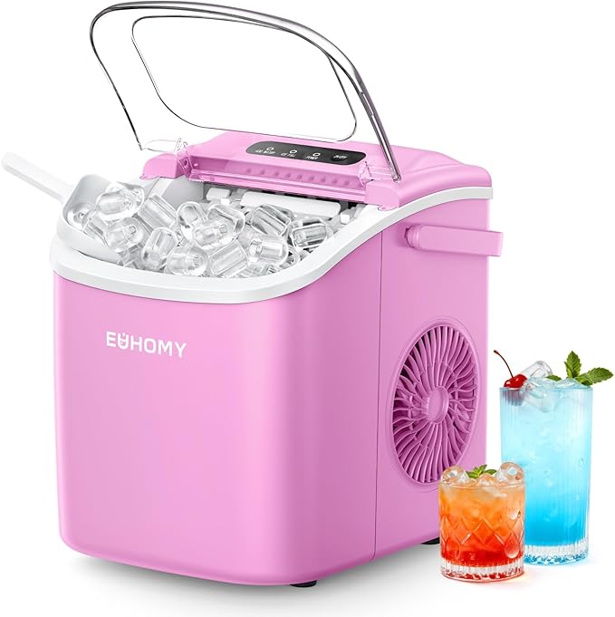 EUHOMY Countertop Ice Maker Machine