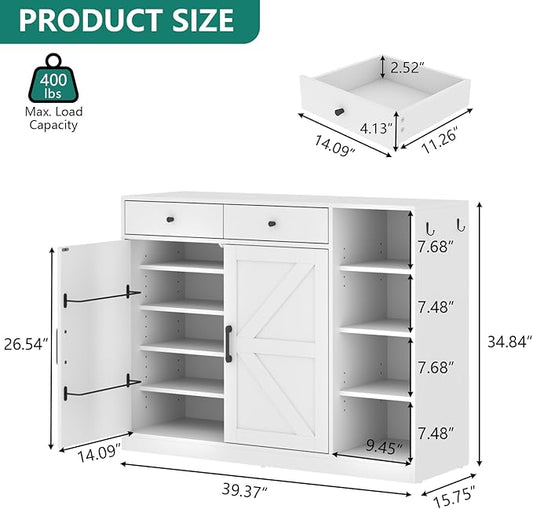 Loomie 5-Tier Shoe Cabinet